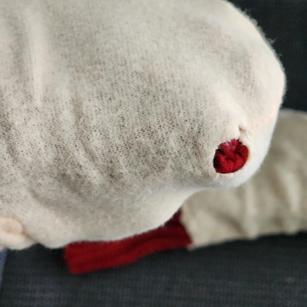 Womens Red Lined Mittens Gloves